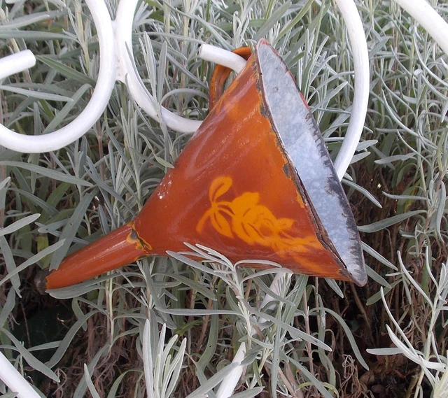 Entonnoir Ancien En émail Gris – Vintage, état D'occasion – Marque Générique