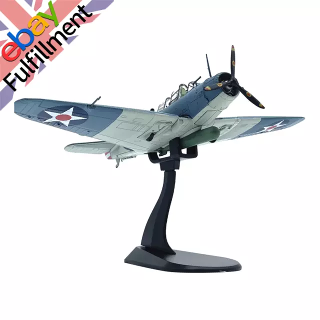 1:72 Scale American TBD Torpedo Bomber Alloy Aircraft Model Airplane Souvenir