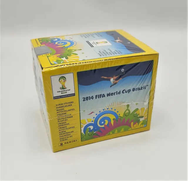 Brasil 2014 Box 50 Paquets Autocollants Wc Cup panini 14 Sealed Stickers