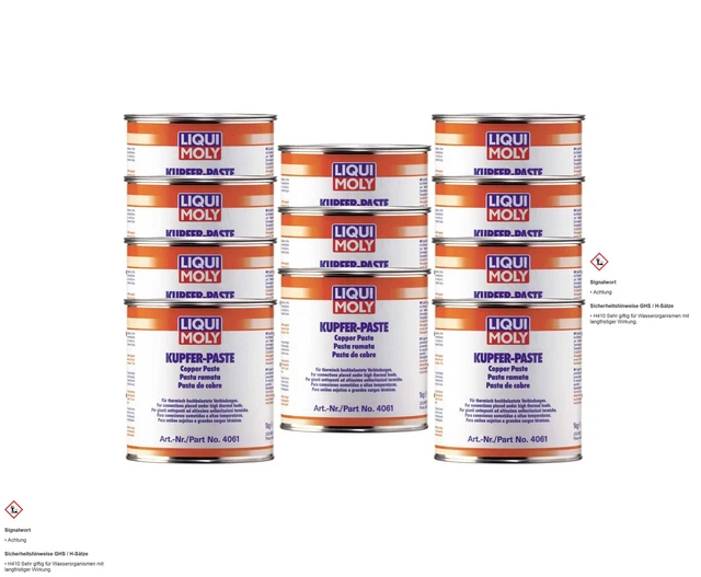 LIQUI MOLY 11x1 kg Kupferpaste Copper Paste Schmiermittel Korrosionsschutz