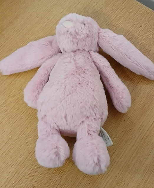 Transparent Pink Rabbit JELLYCAT PALE PINK Bashful Tulip Bunny Small £23.00 - PicClick UK