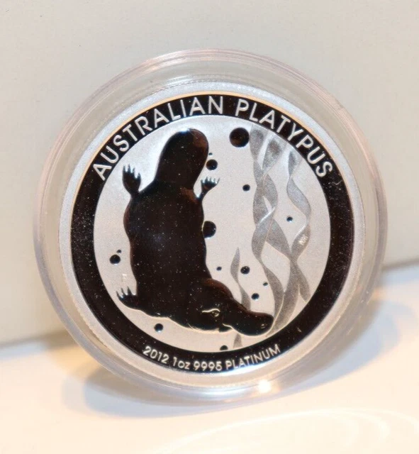 2012 Australia 1 oz Platinum Platypus BU in Original Cap