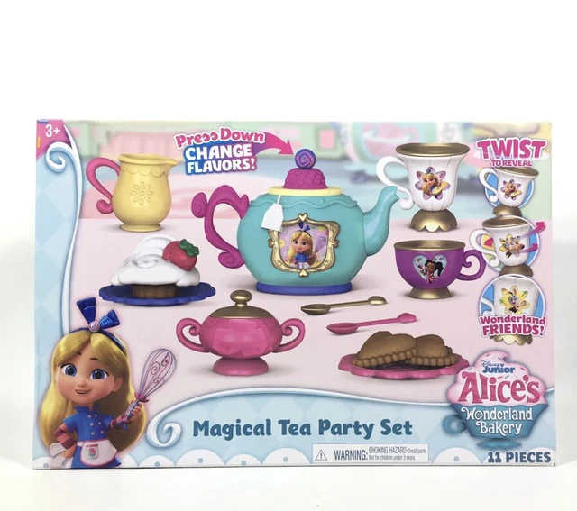 DISNEY JUNIOR ALICE'S Wonderland Bakery Magical Tea Party Set 11 Pieces