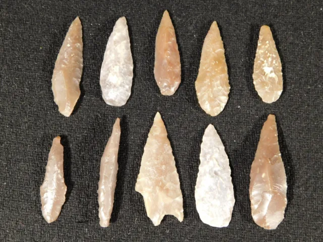 BIG Lot of TEN! Ancient Neolithic Artifacts From Borj Sud Morocco 5.48