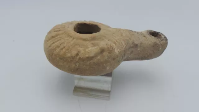 RARE Ancient Pottery Byzantine Period Oil Lamp