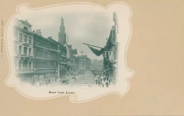 LEEDS - Boar Lane - West Yorkshire - England - udb (pre 1908)