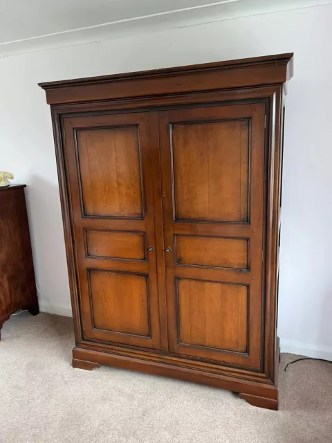 Vintage Mid Century Style Solid Wooden Wardrobe