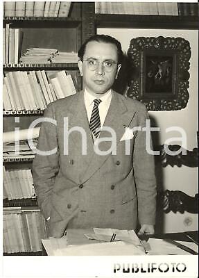 1957 NAPOLI Aldo SANDULLI nuovo giudice della Corte Costituzionale *Foto 13x18 