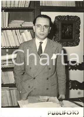 1957 NAPOLI Aldo SANDULLI nuovo giudice della Corte Costituzionale *Foto 13x18 