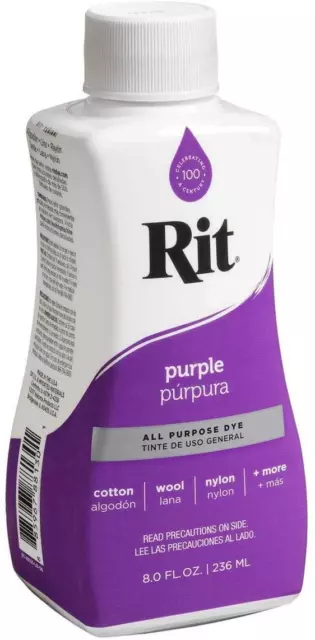 Rit All Purpose Fabric LIQUID Dye - Purple