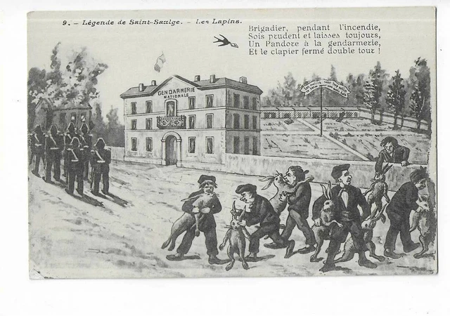58  Nievre Illustration La Legende De Saint Saulge  Les Lapins