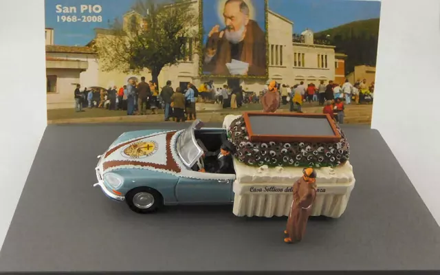 Miniature voiture auto 1:43 rio Citroen DS Funérailles De Pio Figurine diecast