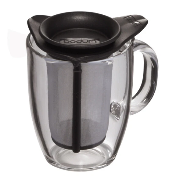 Bodum Set mug en verre et son filtre en nylon