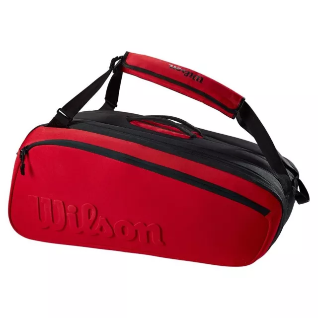 Wilson Super Tour 6 Pack Clash Bag & FREE String and Grip