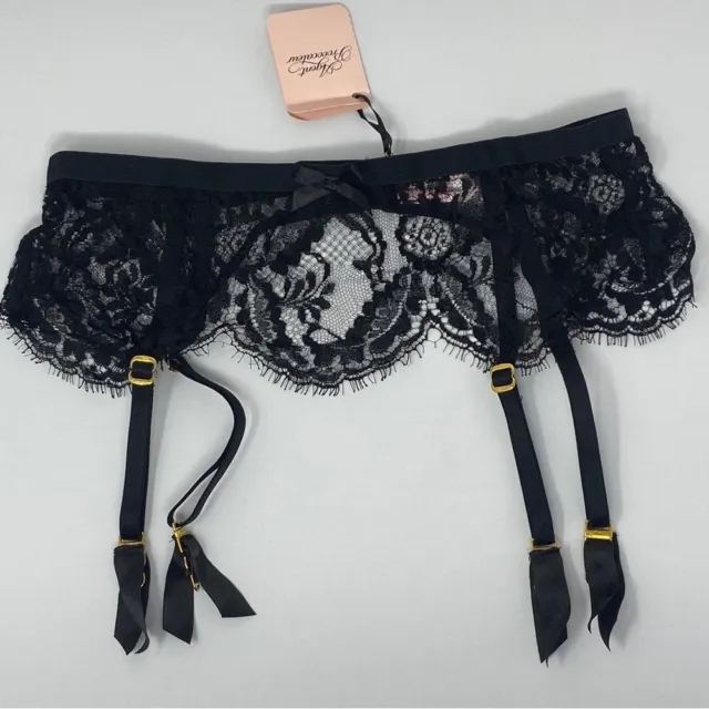 Agent Provocateur Kendall Black Suspender AP2 Small NWT