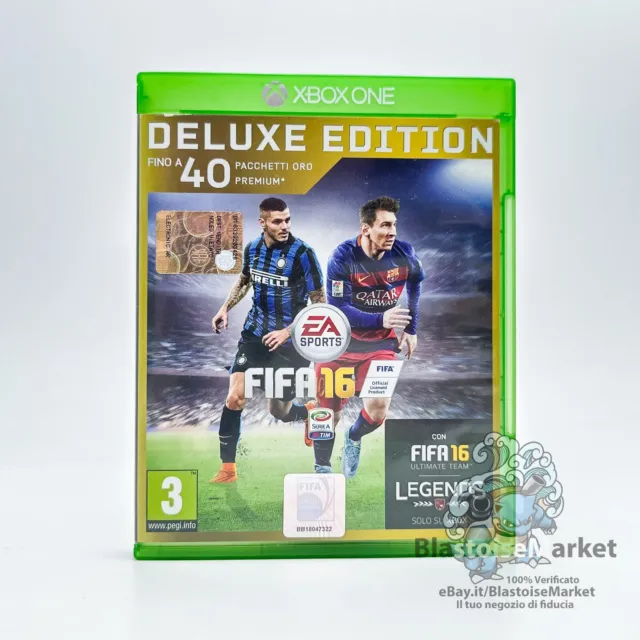 FIFA 16 MESSI Deluxe Edition 🏆 ITALIANO 🌟 Microsoft Xbox One 🎁 IDEA REGALO