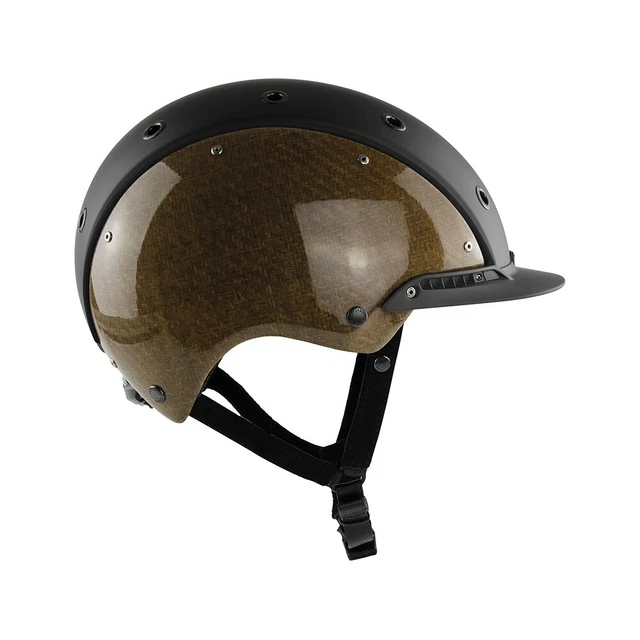 Reithelm CHAMP-3 FLACHSFASER Casco schwarz Reitkappe Reiterhelm Gr. S M L black