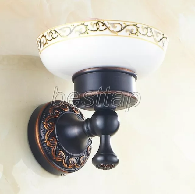Black Oil Rubbed Bronze Wall Mounted Soap Dish Holder Bathroom Accessory sba471 2
