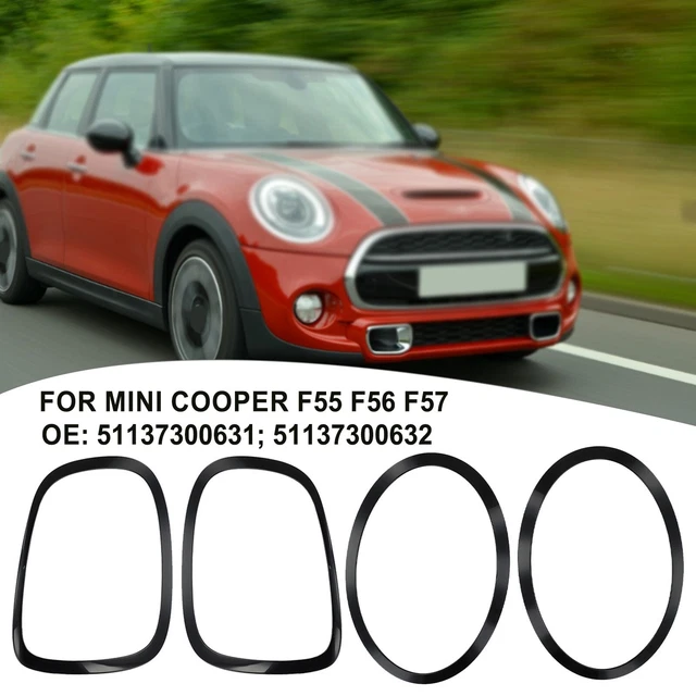 Mini F55 F56 F57 Noir Brillant Avant Phare Housses - COOPER S Jcw (2014