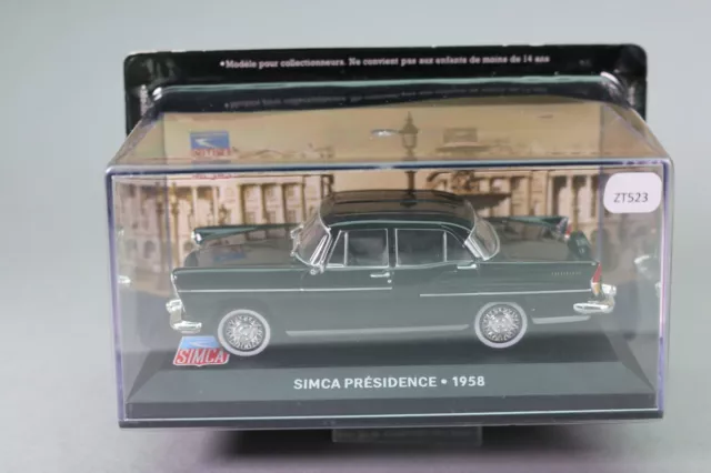 ZT523 IXO voiture 1/43 Simca présidence 1958 noire