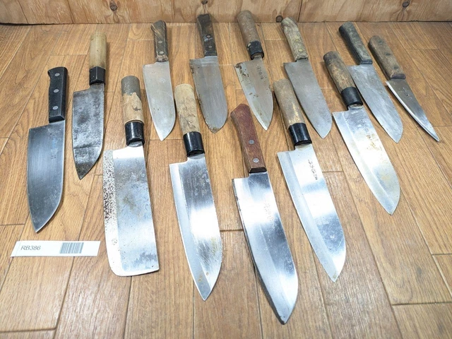 Couteau Santoku Japonais TSUBAZO De Cuisine Seki, Acier Inoxydable