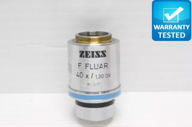 Zeiss F FLUAR 40x/1.30 Oil Microscope Objective 44 02 58
