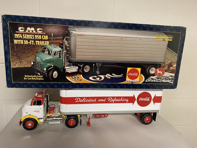 New Ertl 1997 Coca-cola Tractor-traler 1/64 Scale De-cast - Etsy