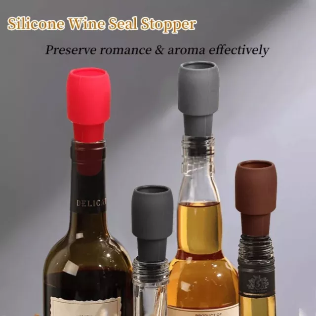 Silicone Bouchon de bouteille de vin Bouchon de vin en silicone