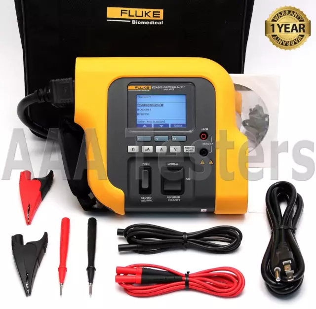 Fluke ESA609 115 VAC Sécurité Électrique Analyseur Equipment Testeur ESA609-USA