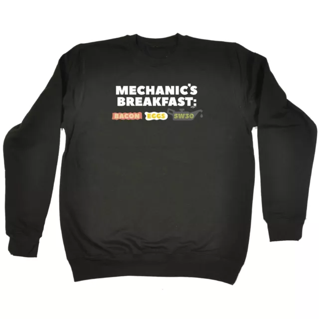 Mechanics Breakfast - Mens Womens Novelty Funny Sweatshirts Jumper Sweatshirt