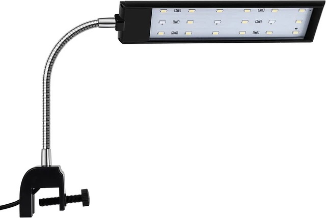 Goehiaul Aquarium Lights for Fish Tank Clip on LED Fish Tank Light for 5-10 Gall