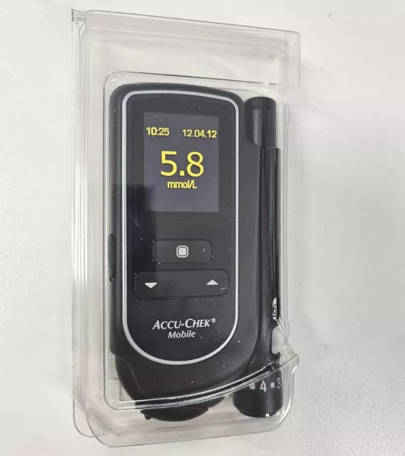 NEW Accu-Chek Mobile U1 Blood Glucose Meter For Diabetics + Fastclix M1 Rrp £199