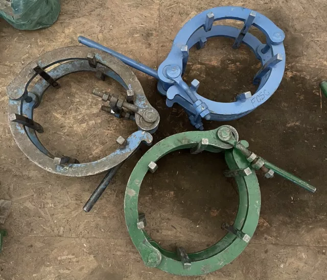 Used Blue Pipe Clamp