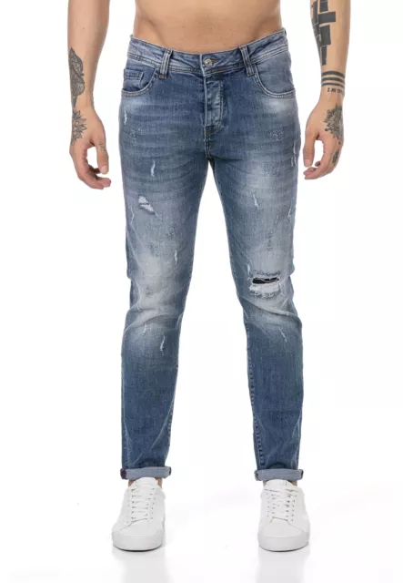 Jeans destroyed deals uomo