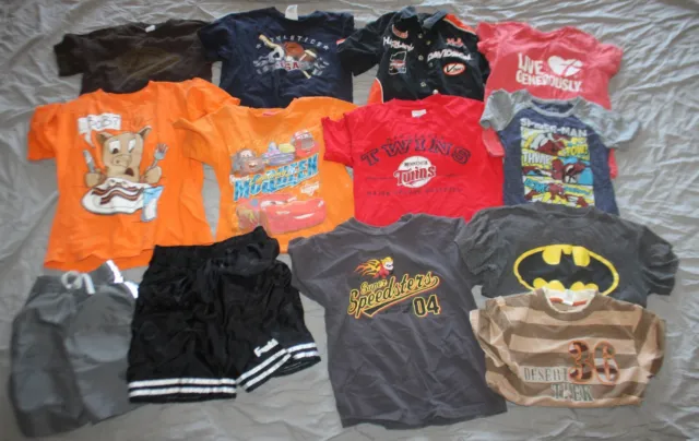 Boys clothes lot  size 7 spring summer clothes 13 pc