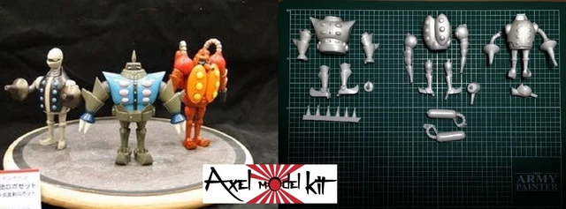 ANIME MODEL KIT - Shinzō ningen Kyashan CASSHERN • ENEMY ROBOT - 1/12 ...