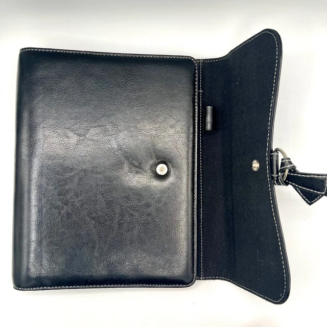 FRANKLIN COVEY DAY One Planner 3 Rings Classic Black Faux Leather 8 X 9 Franklin covey day one planner 3 rings classic black faux leather 8 x 9