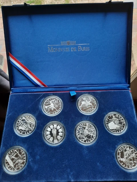 Coffret coupe du monde 1998 monnaies Argent