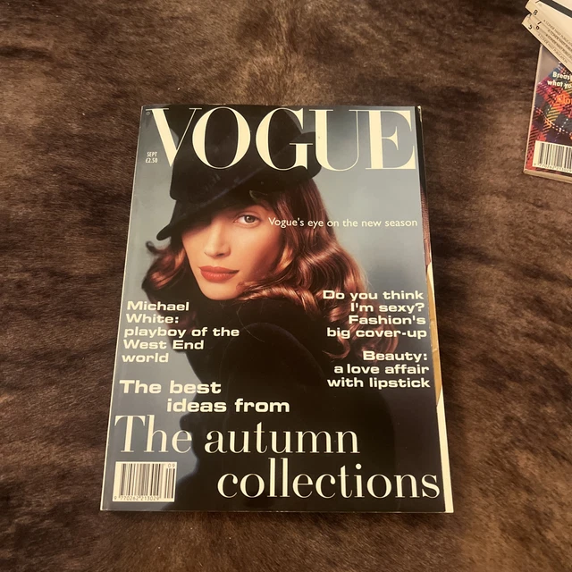 VOGUE UK MAGAZINE Christy Turlington July 1993 Vintage British
