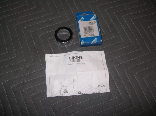 Grohe  #45478000 Handle Ring In Starlight Chrome  *NOS*