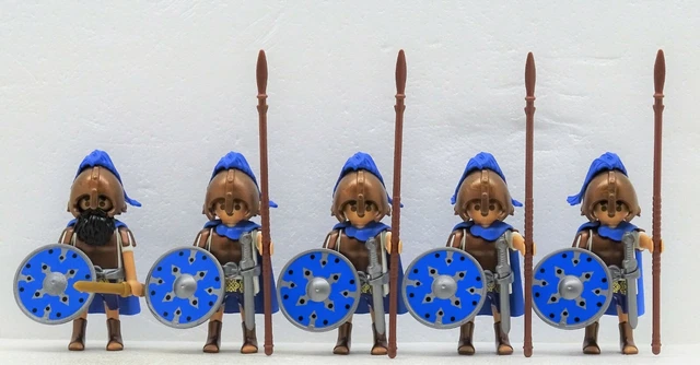 5 X ARCHER Sparta Playmobil Pour Spartiaten Leonidas 300 Contre Xerxes