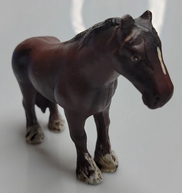 Vtg Heavy Solid Cast Iron Horse Figure 6 1/2" Long Doorstop Paper Weight
