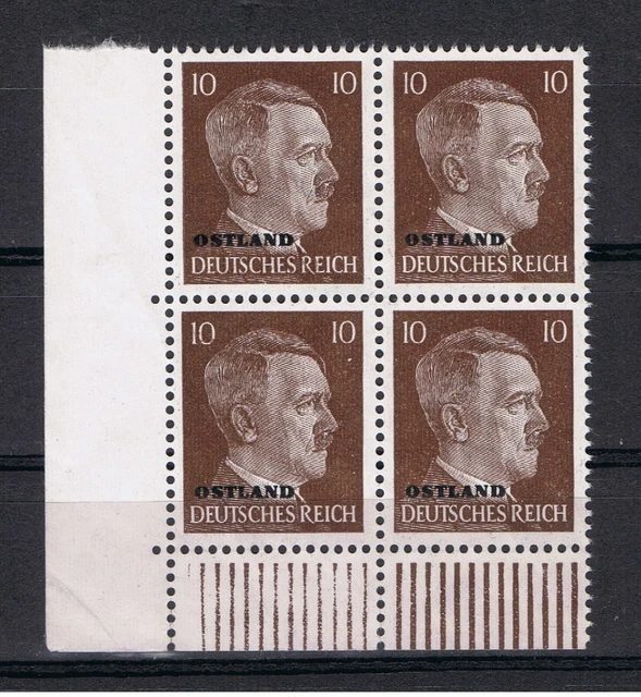 Deutsche Besetzungsausgaben Ostland Michel Nr. 19 ohne Gummierung