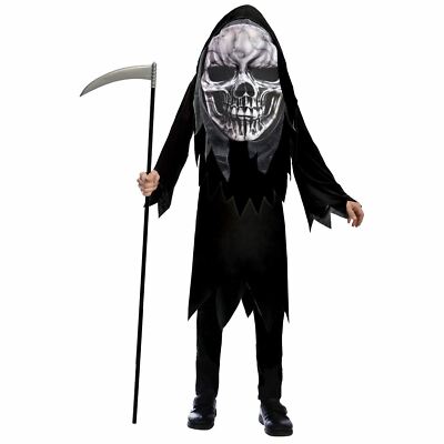 Amscan Pagliaccio spaventoso Big Head Bambino Costume Età 8-10 anni 