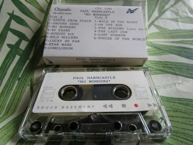 Paul Hardcastle No Winners Advance Pre Release Chrysalis Promo Tape Cassette