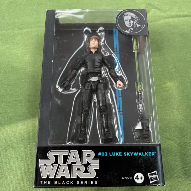 Star Wars Black Series Luke Skywalker Jedi 6'' Inch Blue Line #03 ROTJ