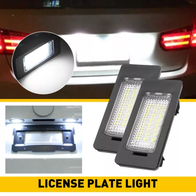 NUMBER PLATE LIGHT LED License for BMW E39 E60 E70 E82 E90 E92 X3