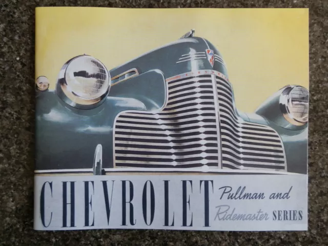 1940 Chevrolet  Brochure  '' Rhd Gmh Version''