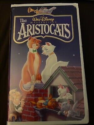 The Aristocats (VHS, 1996) Walt Disney Masterpiece, Clam Shell