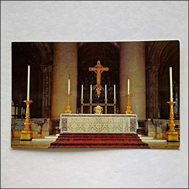 The Cathedral Church Of St John The Divine New York High Altar Postcard (P411)